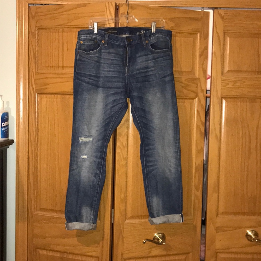 J. Crew Jeans Slim Broken in Boyfriend size 31